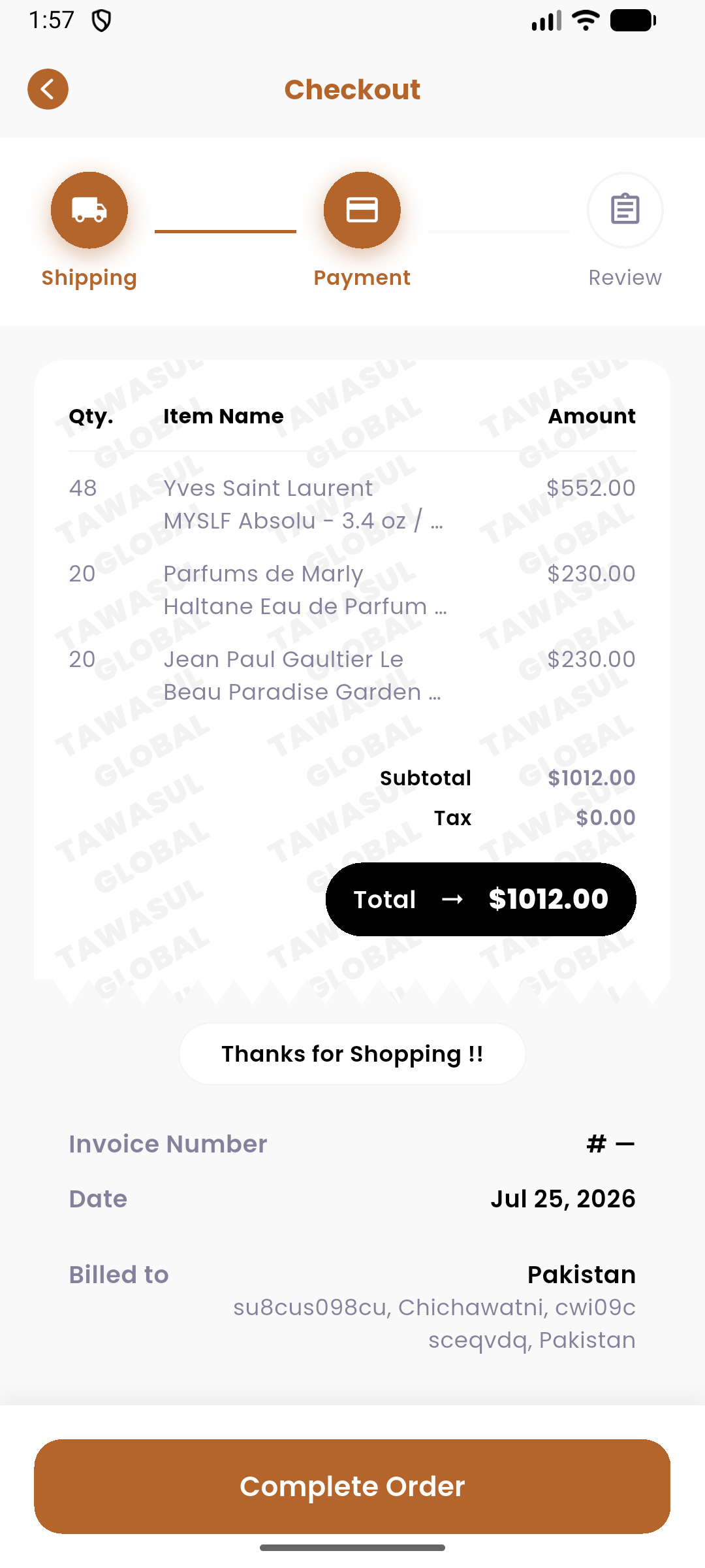 Invoice